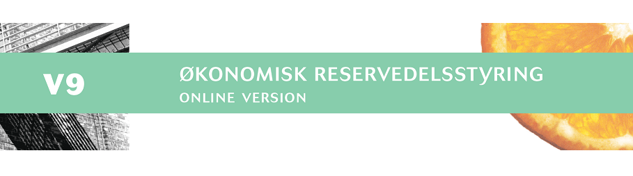 TSMC Økonomisk Reservedelsstyring V9 Online af Tom Svantesson