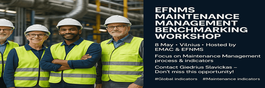 EFNMS maintenance management benchmarking workshop preparation